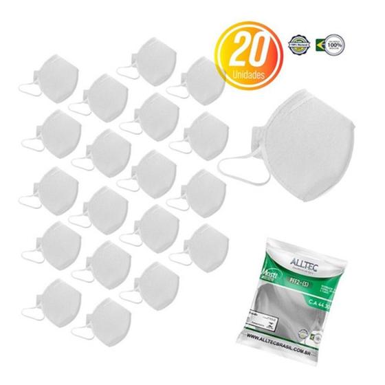 Kit máscara descartável kn95 pff2 (s) 1503 20 unidades CDS Máscara
