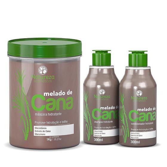 Imagem de KIT MÁSCARA MELADO DE CANA 1kg +  HOME CARE MELADO DE CANA 300ml