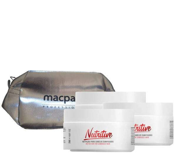 Imagem de Kit Máscara Nutritive 250g (4 Itens) - Estojo