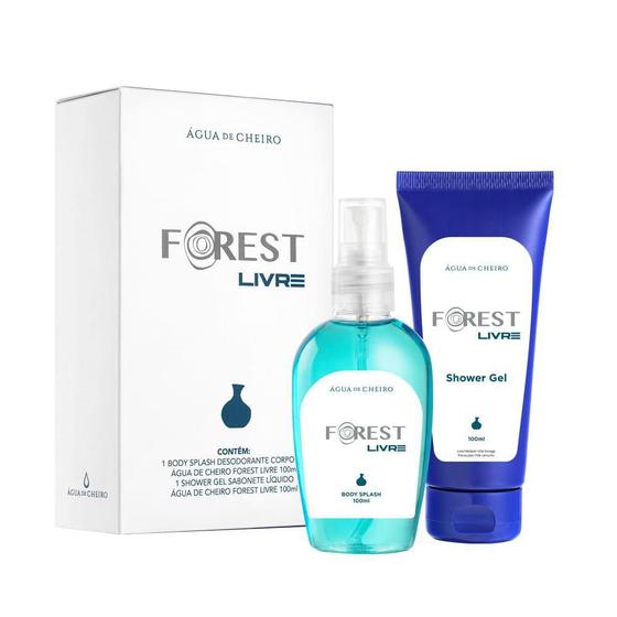 Imagem de Kit Masculino Forest Livre Sabonete Liquido 100Ml + Body