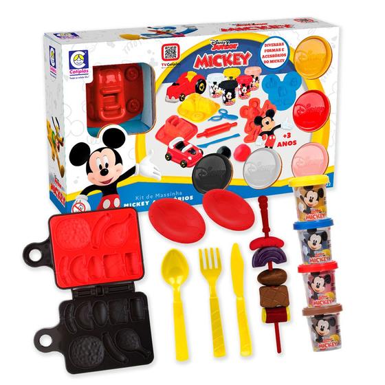 Imagem de Kit Massa de Modelar Disney Mickey Churrascaria 11 Itens