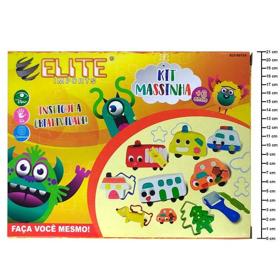 Kit Massinha de Modelar e Moldes Elite Menor preço em Kit Massinha de Modelar e Moldes Elite