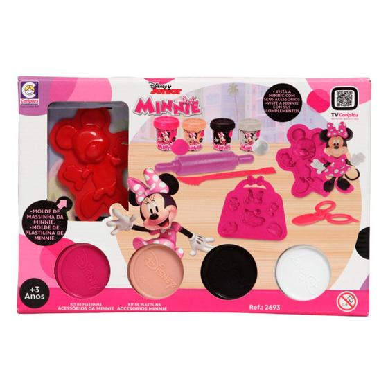 Imagem de Kit Massinha de Modelar Infantil Disney Minnie 2693 Cotiplás