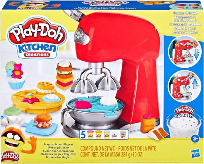 Imagem de Kit Massinha Kitchen Creations Play-Doh Misturador - Mágico Hasbro com Acesórios