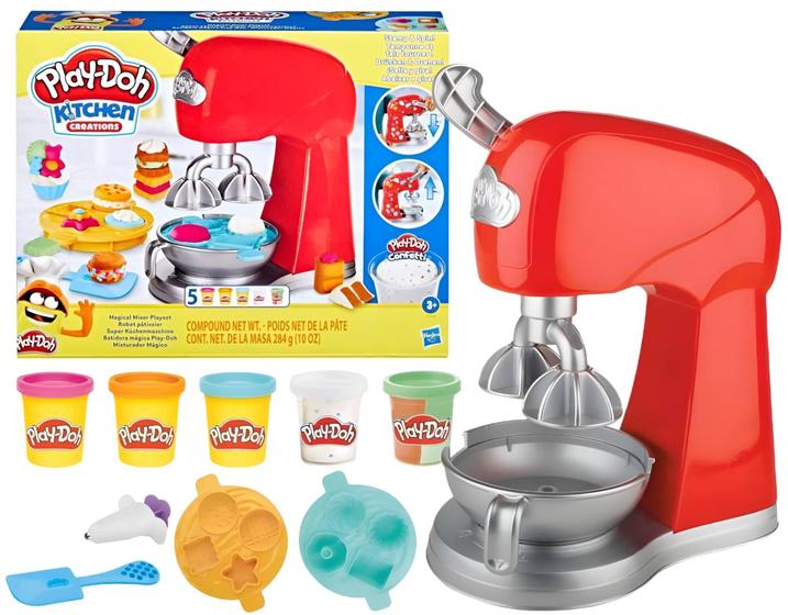 Imagem de Kit Massinha Play Doh Misturador Com Massa Modelar Batedeira