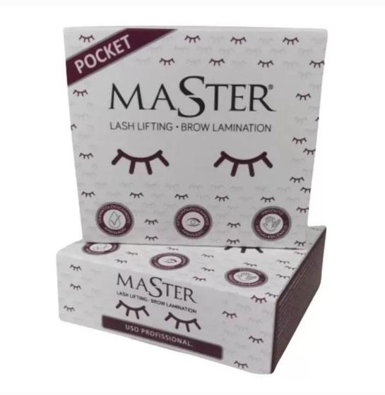Imagem de Kit master pocket lash lifting brow lamination extensão cílios sobrancelha