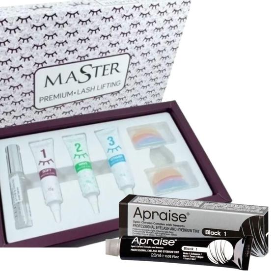 Imagem de Kit Master Premium Lash Lifting + 1 Tintura Apraise Black