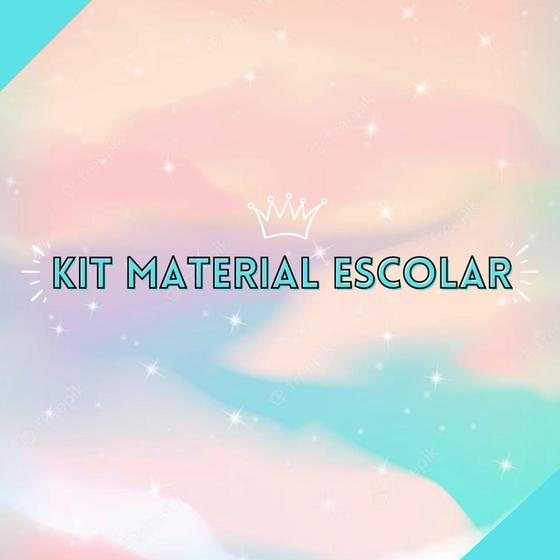 Imagem de Kit Material Escolar