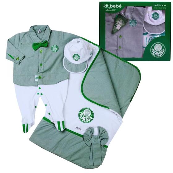 Imagem de Kit Maternidade Palmeiras Luxo Meninos Revedor