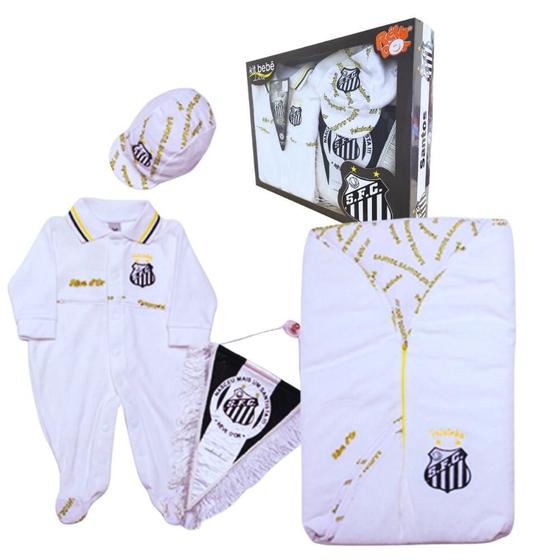 Imagem de Kit Maternidade Plush Santos com Saco de Dormir Oficial