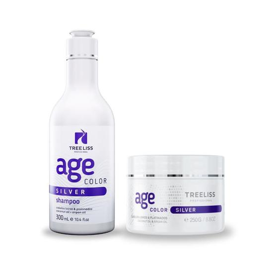 Imagem de Kit Matizador Age Color Silver Shampoo 300ml e Máscara 250g