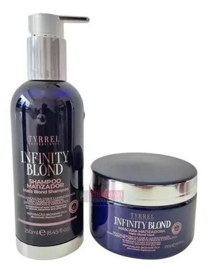 Imagem de Kit Matizador Infinity Blond Shampoo Máscara Reduct Blond