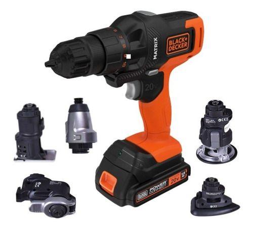 Imagem de Kit Matrix 20v Multifunção 6 Em 1 Black Decker Biv C/ Maleta