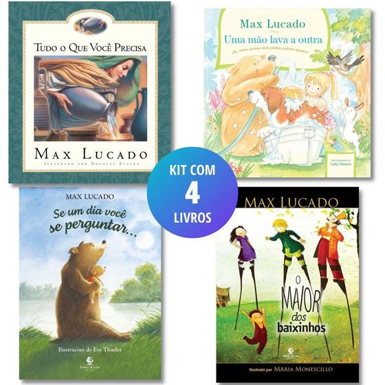 Imagem de Kit Max Lucado Infantil III - Lançamentos - (4 livros)