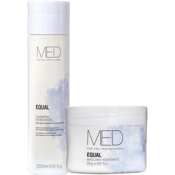 Imagem de Kit Med For You Equal - Shampoo 250ml e Máscara 250g
