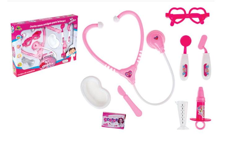 Imagem de Kit médica infantil brinquedo com  9 acessórios