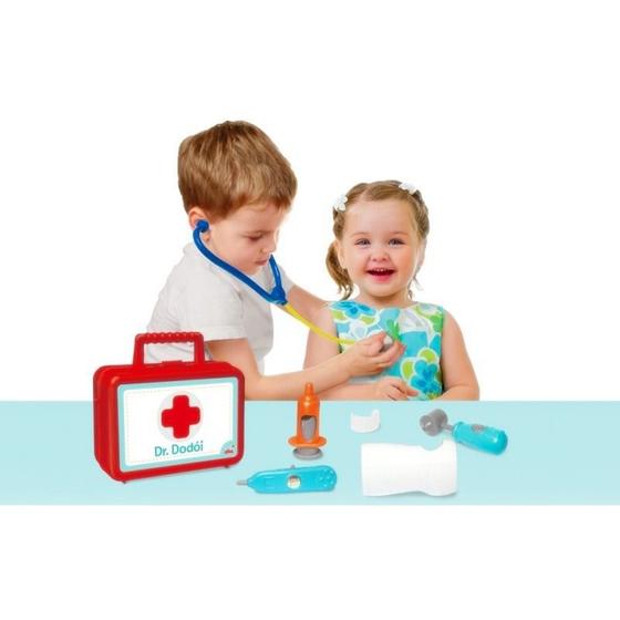 Imagem de Kit Médico Dr Dodói Brincando De Médico - Elka