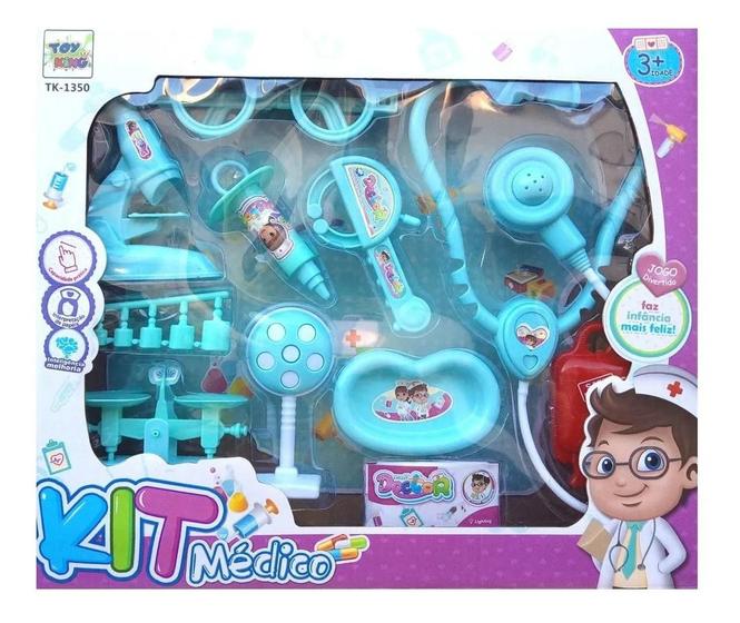 Imagem de Kit Médico Infantil - Brinquedo Doutor Menino