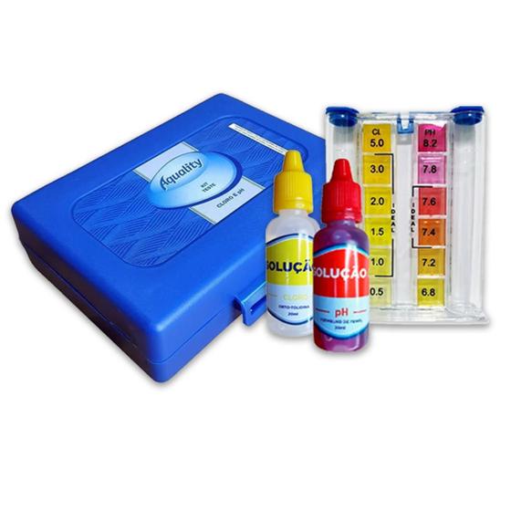 Kit Medidor De Cloro E Ph Água De Piscina Com Estojo Menor preço em Kit Medidor De Cloro E Ph Água De Piscina Com Estojo