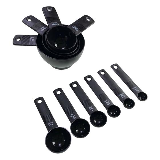 Kit Medidor De Cozinha Com 10 Peças Copo Medidores Colheres Dosadoras Confeitaria Receitas Menor preço em Kit Medidor De Cozinha Com 10 Peças Copo Medidores Colheres Dosadoras Confeitaria Receitas