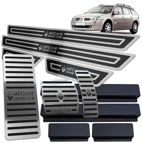 Imagem de Kit Megane Grand Tour Automático 2007/2013 Preto Alto Relevo