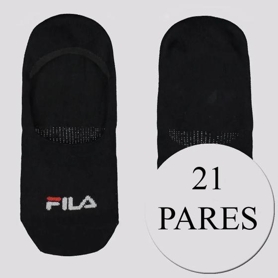 Imagem de Kit Meia Fila 21 Pares Cano Invisível