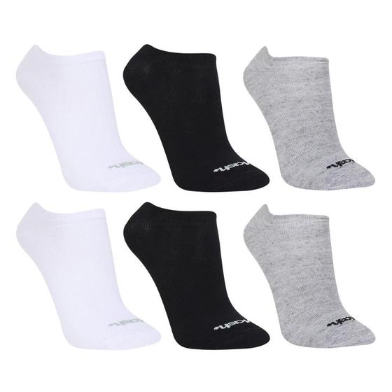 Kit Meia Mash Invisível 6 pares Menor preço em Kit Meia Mash Invisível 6 pares