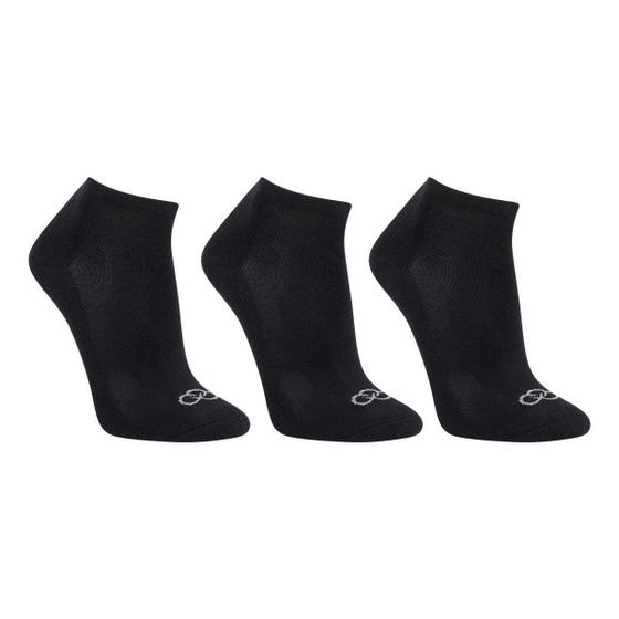 Kit Meia Olympikus Cano Curto C/ 3 Pares Feminino