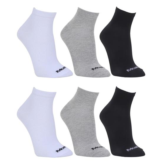 Imagem de Kit Meia Sapatilha Mash Esportiva Masculina 6 Pares