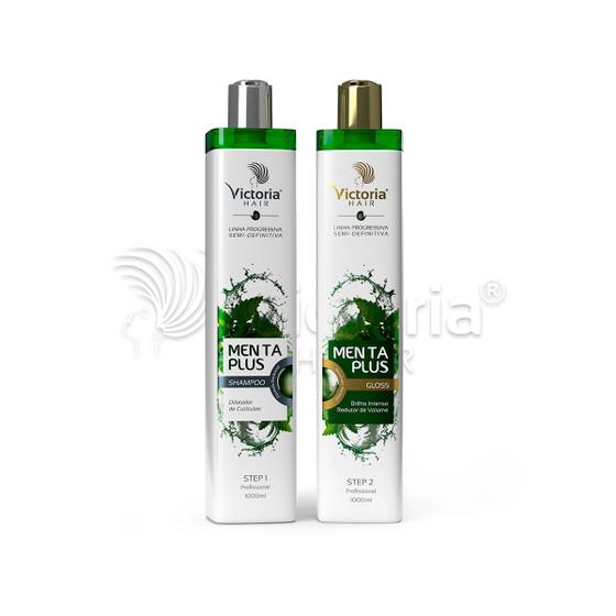 Imagem de Kit menta plus shampoo + gloss - victoria hair