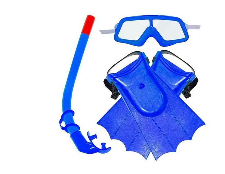 Imagem de Kit mergulho c/snorkel pe de pato infantil - ART SPORTS