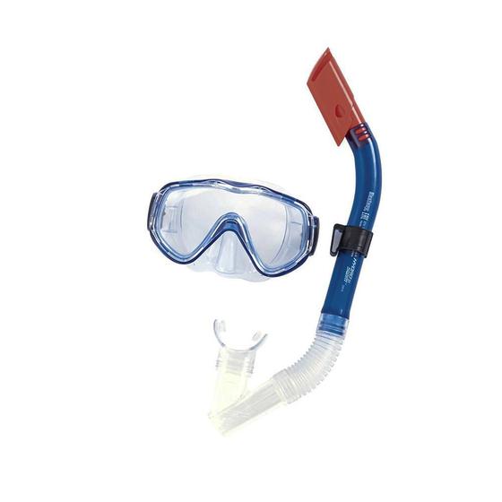 Imagem de Kit Mergulho Juvenil Mascara + Snorkel Bestway Blue