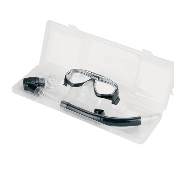 Kit Mergulho Máscara e Snorkel Seasub Prata Equipamento de Mergulho