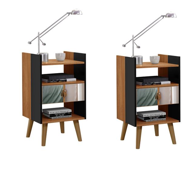 Kit Mesa Cabeceira Horse 2 Unidades 1 Gaveta com Espelho é boa?