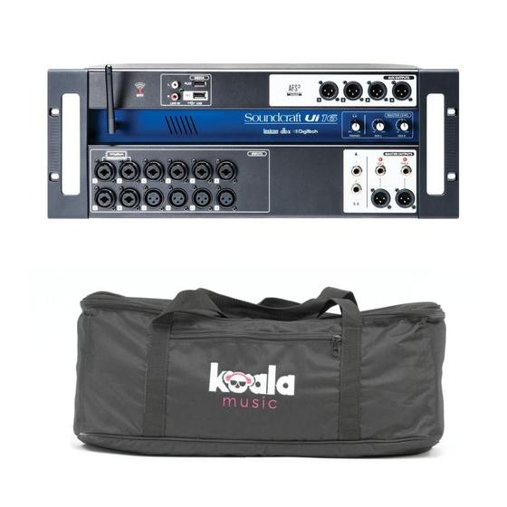 Imagem de Kit Mesa de Som Digital Soundcraft UI16 com Bag