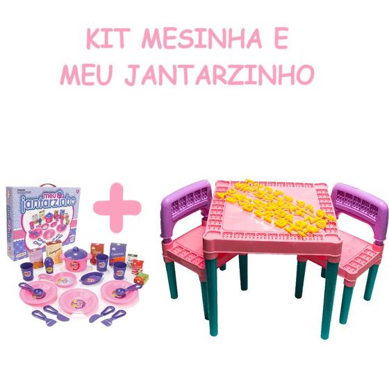 Imagem de Kit Mesinha Tritec Com Crec Crec Meu Jantarzinho Big Star