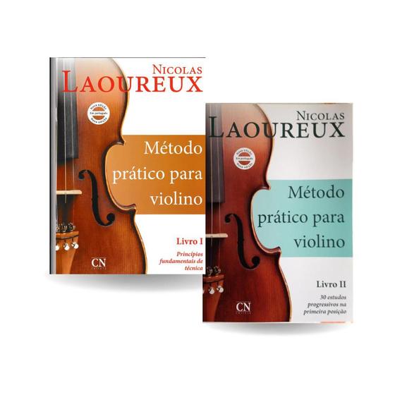 Imagem de Kit método prático para violino - n. laoureux volumes 1 e 2