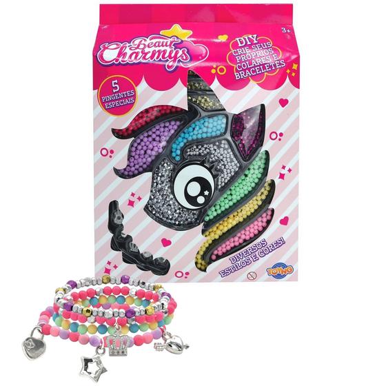 Imagem de Kit Miçangas Unicórnio Colares E Pulseiras Joias Infantil - Toyng