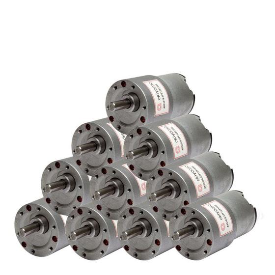 4 Motores Reductores N20 Micro DC 6V – Velocidades 8, 13, 26, 68 RPM, Doble Eje, Para Robots, Juguetes RC