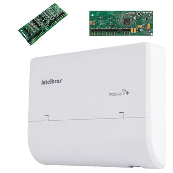 Imagem de Kit Microcentral Modulare Mais 2X8 Intelbras Com Placa Dect