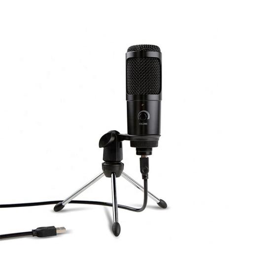 Imagem de Kit microfone condensador usb soundvoice lite kit soundcasting-1200 c tripe e cabo