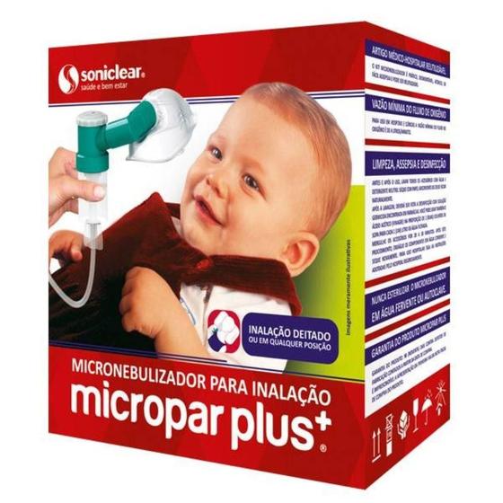 Imagem de Kit Micronebulizador Para Inalação Micropar Plus Com Rosca