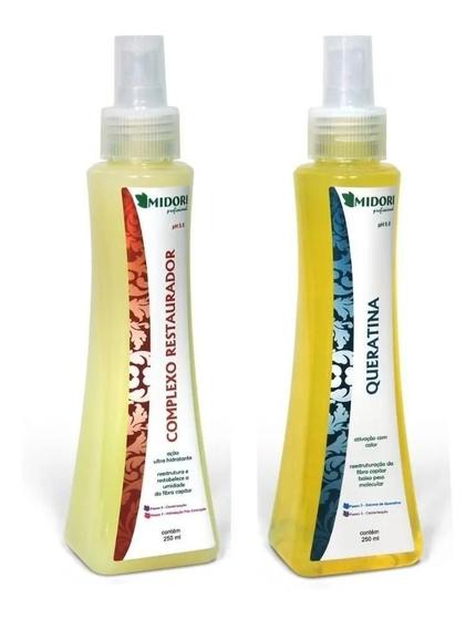 Kit Midori Complexo Restaurador + Queratina Líquida Imagem de Kit Midori Complexo Restaurador + Queratina Líquida