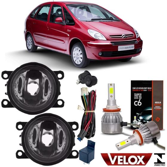 Imagem de Kit milha citroen xsara picasso 2007 a 2012 e super led