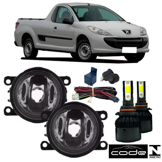 Imagem de KIT MILHA Peugeot Hoggar 2007 a 2014 Super Led