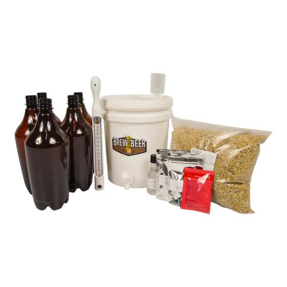 Imagem de Kit Minha Primeira Cerveja Ipa Cascade 5L Growler