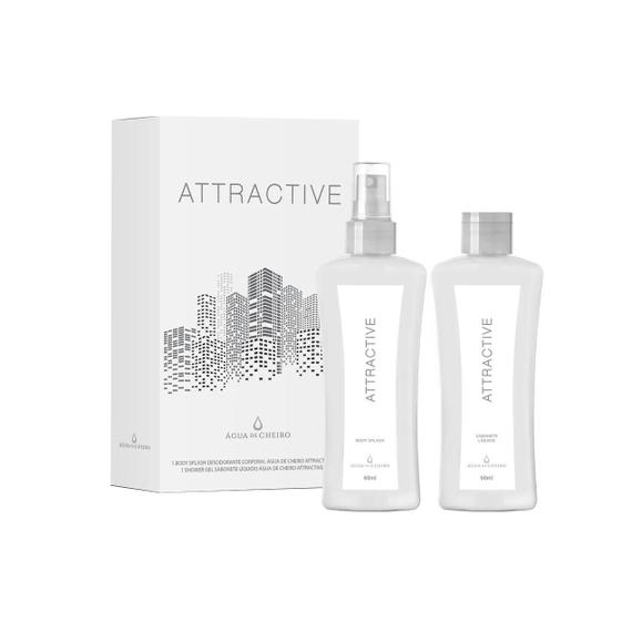 Imagem de Kit Mini Attractive Body Splash 60ml + Sabonete líquido 60ml