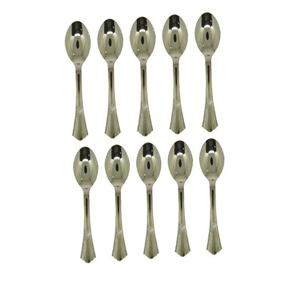 Imagem de Kit Mini Colher Linha Clássica - SilverPlastic