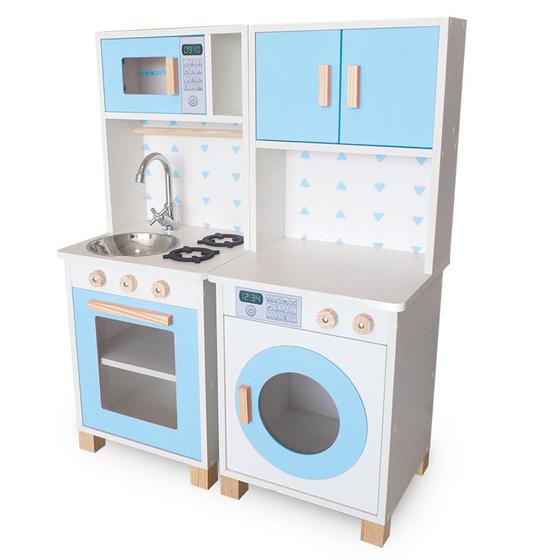 Imagem de Kit Mini Cozinha Infantil e Máquina de Lavar