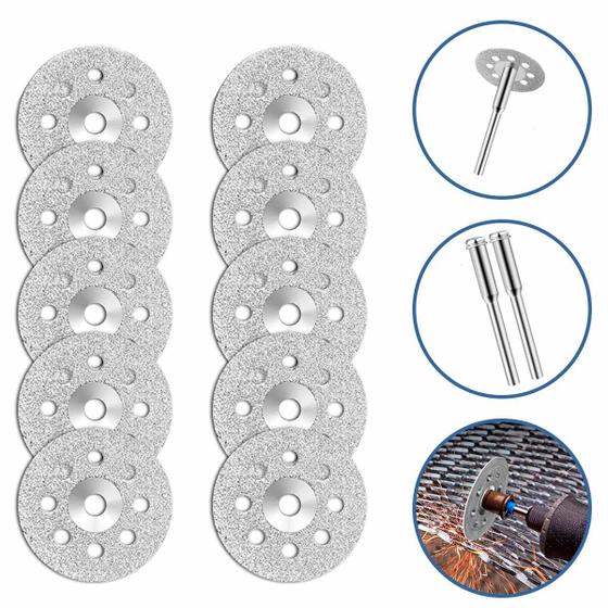 Retifica Corte Kit Mini Disco Corte Diamantado Micro Retifica Premium Corta Piso Vidro ...
